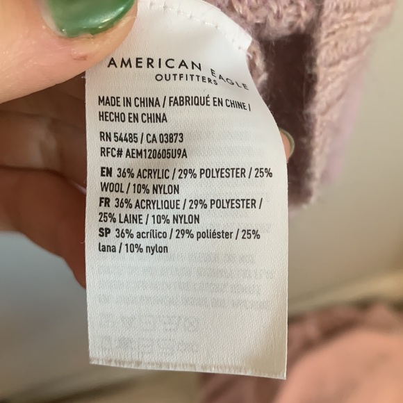 american eagle wool sweater!💜 - Picture 4 of 4